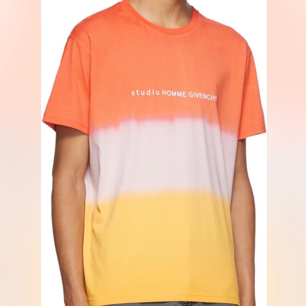 Givenchy Studio Homme T-Shirt in Orange and Yellow